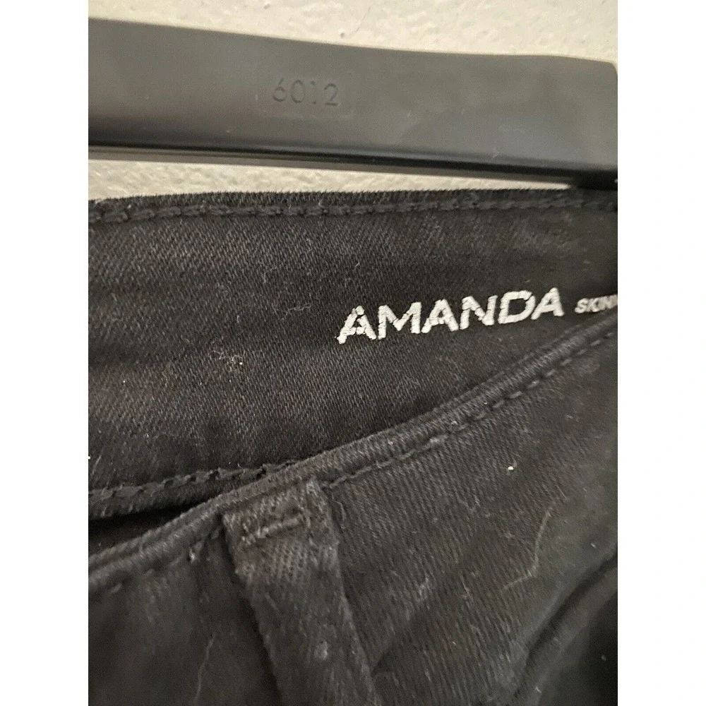 DL1961 Amanda Lowrise Skinny Riker Black‎ Jeans 30